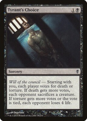 Tyrant's Choice 1x MtG Conspiracy SP/NM