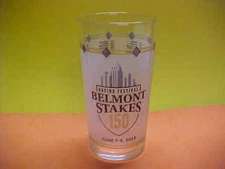 2018 Belmont stakes Glass.NEW.Not derby glass.Justify.Triple Crown