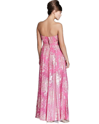 strapless open back dress Sunny Strapless Gown 8 / Sweetheart Pink