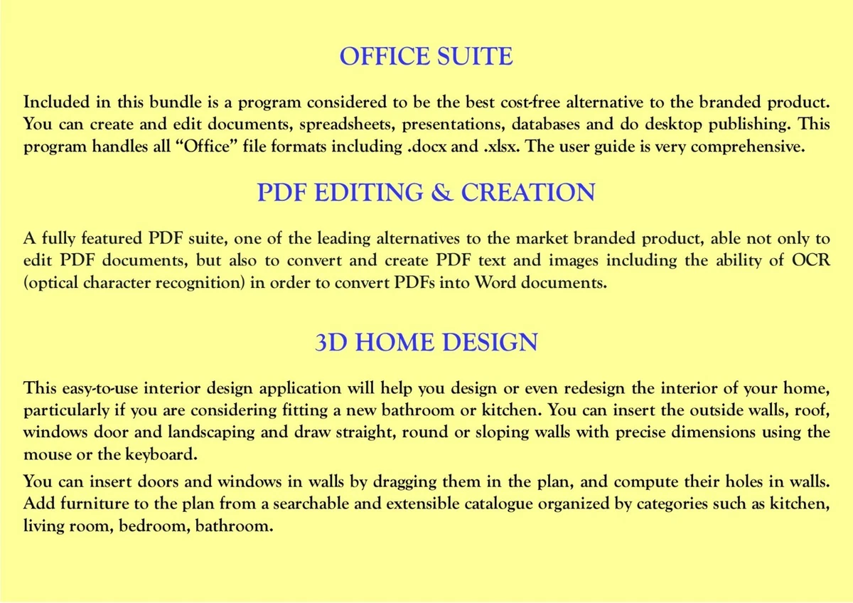 Software de edición de video y creación de películas parte de 20 PROGRAMA MEGA PAQUETE Windows DVD