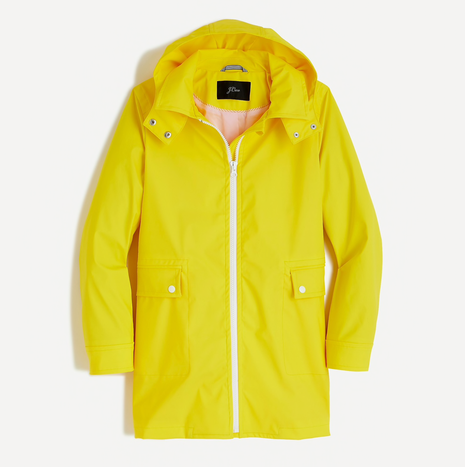 NWT JCREW Size XXS Rubberized Raincoat 