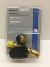 Enerco F173751 Brass Propane Adapter Tee Clamshell