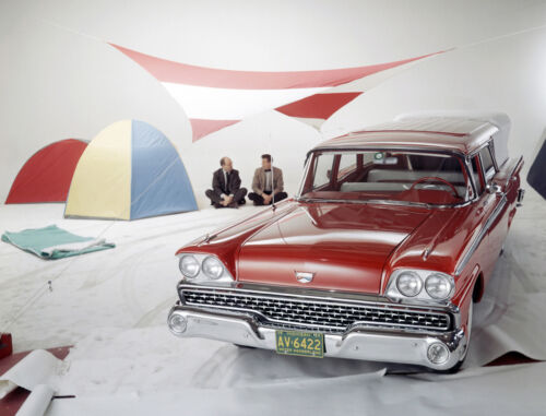 1959  Ford Country Wagon sedan studio press photo 8 x 10 Photograph - Photo 1 sur 1