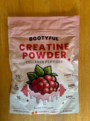 Bootyful Creatine Powder for Women | Booty Builder | Raspberry Lemonade Collagen