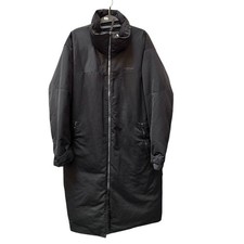 Jill Stuart Sport NY Black Long Puffer Coat W...