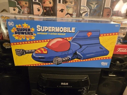 McFarlane DC Super Powers Supermobile Superman Action Vehicle New