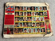 15 A & BC Gum 1970 World Cup Poster items in a home made Scrapbook, just miss #2