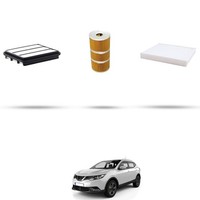 Hoffcar Wartungskit - 3 Filter FüR Nissan Qashqai II (J11E) 1.7 DCI 110KW