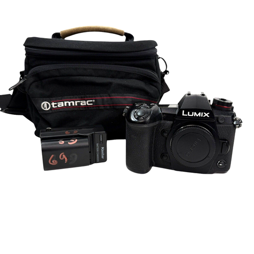 Panasonic LUMIX DC G9 20.3 MP Digital SLR Camera Body Only, Bag, 2 Batteries,