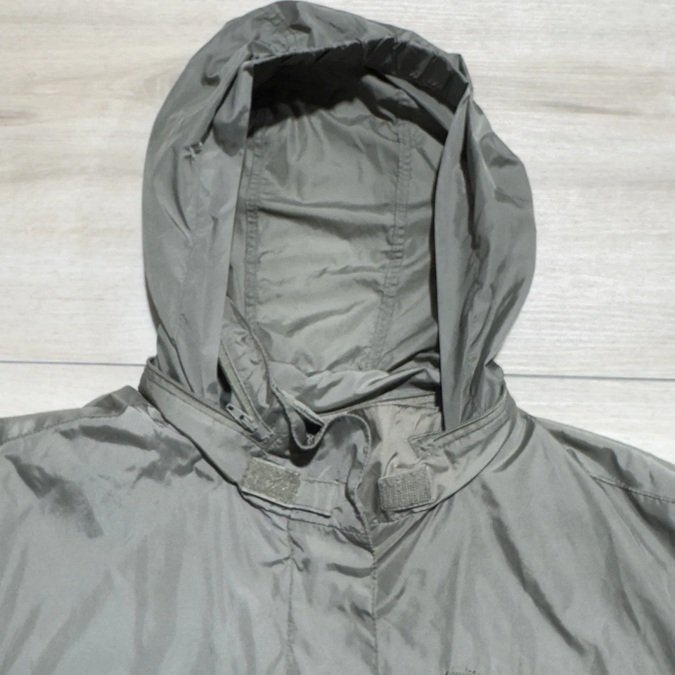 Gap куртка женщин XL зеленый нейлона ветровка легкий карманы полный молнии капюшон - Изображение 4 из 4