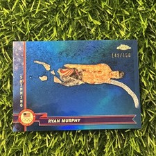 2024 Topps Chrome US Olympics Blue /150 #184 Ryan Murphy