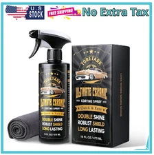 Carceracot Ceramic Coating for Cars (16 oz.), Unmatched Shine Nano Car Wax...