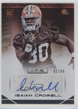 2014 Panini Rookies & Stars 3/99 Isaiah Crowell #139 Auto 0f8