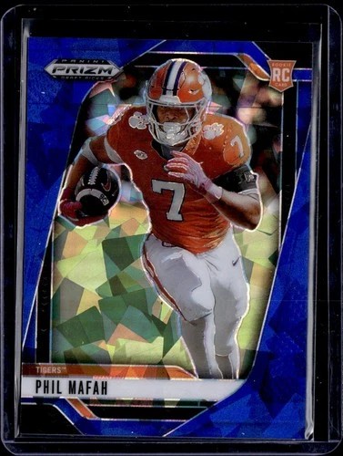 2025 Panini Prizm Draft Picks #17 Phil Mafah Prizms Blue Ice #/149