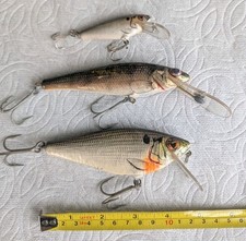LOT OF 3 BAGLEY'S VINTAGE FISHING LURES