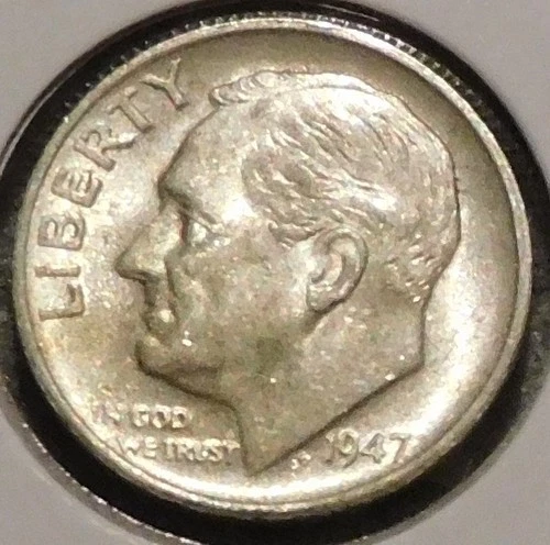 Silver Dime - Roosevelt - 1947-S [Set break]