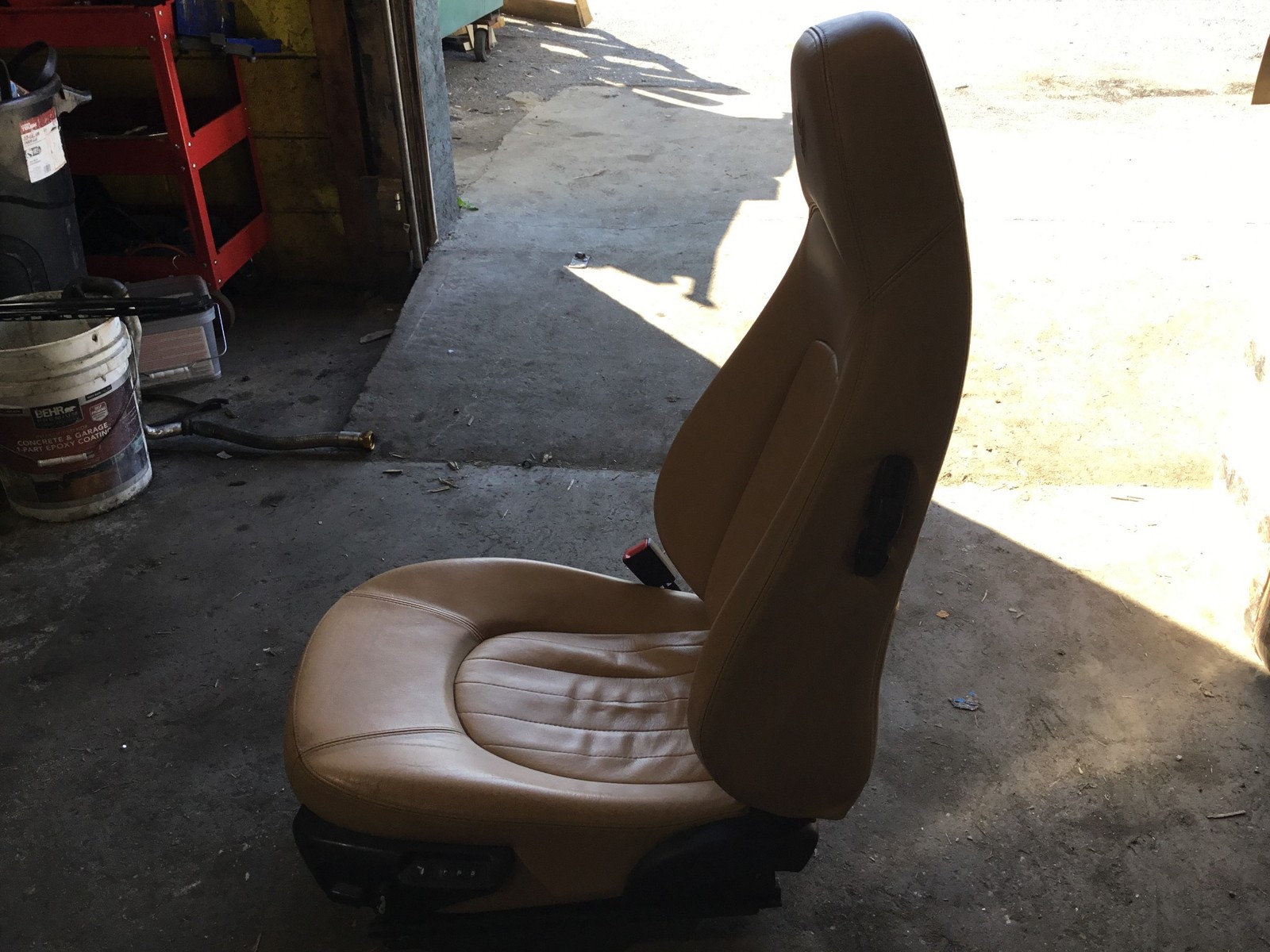 Maserati Coupe GT 2003 Front Left Driver Upper Lower Seat Assembly 02-06 ;:Y