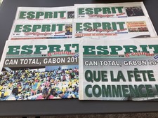 6 x Esprit Number D’Equipe January 2012 (CoCan 2012) Gabon -Guinee