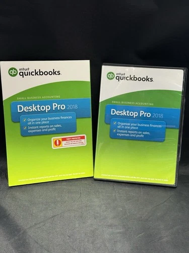 Intuit Quickbooks Desktop Pro 2018 (DVD, 1-Disc) Windows Retail w/ Key Tested