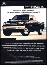 2000 Toyota Tundra Pickup Truck Vintage Advertisement Print Art Car Ad J470
