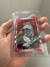 2021 Topps Chrome Update Tarik Skubal Red X-Fractor Rookie Debut US284 3/5