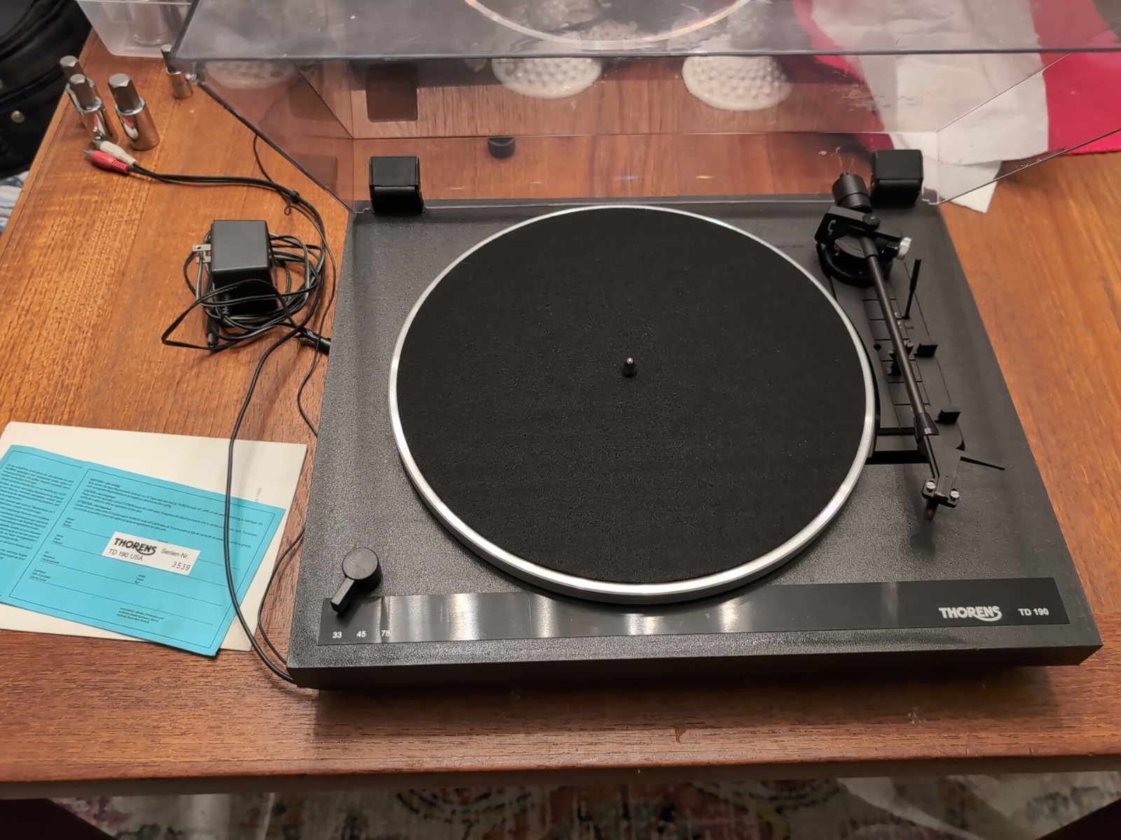 Thorens TD 190 vintage audio equipment - eBay listing photo 1