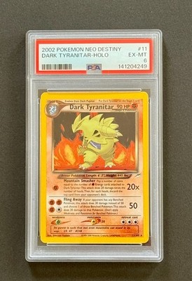 dark tyranitar pokemon card value 25 Neo Destiny Unlimited Type Dark Tyranitar - 012/020 -