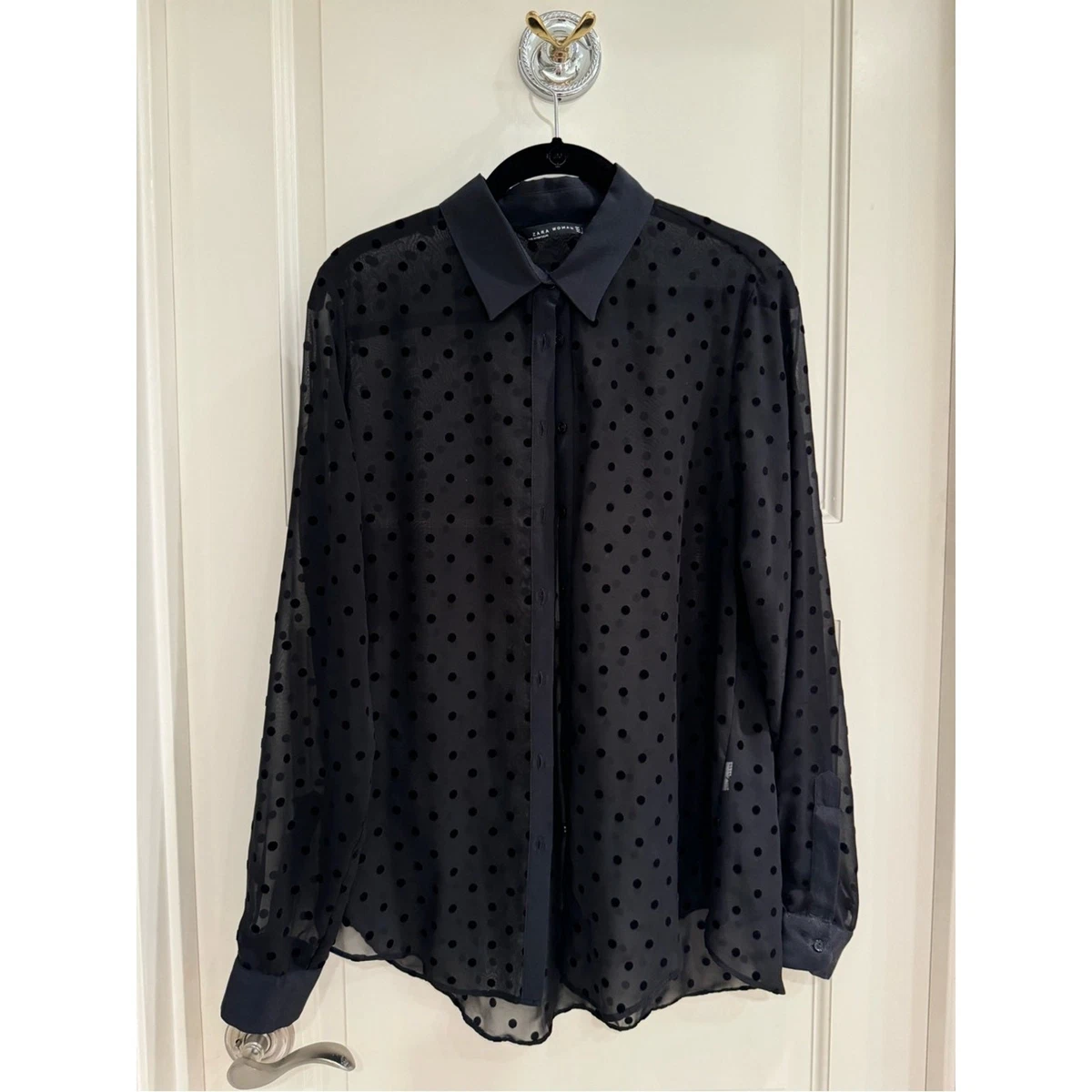 Polka Dot Sheer Tops for Women for sale | eBay