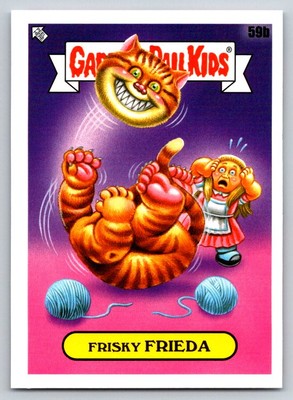 2022 Topps Garbage Pail Kids: Book Worms #59b Frisky Frieda