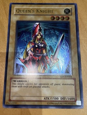 Yu-Gi-Oh QUEENS KNIGHT EEN ULTIMATE RARE EN004 UNLIMITED EX