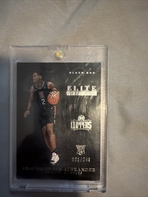 2018-19 Panini Chronicles - Elite Black Box Shai Gilgeous-Alexander #329 Orange