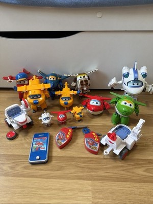 Super Wings 2-in-1 Transformations Flugzeugen ca.10,5cm Großeset