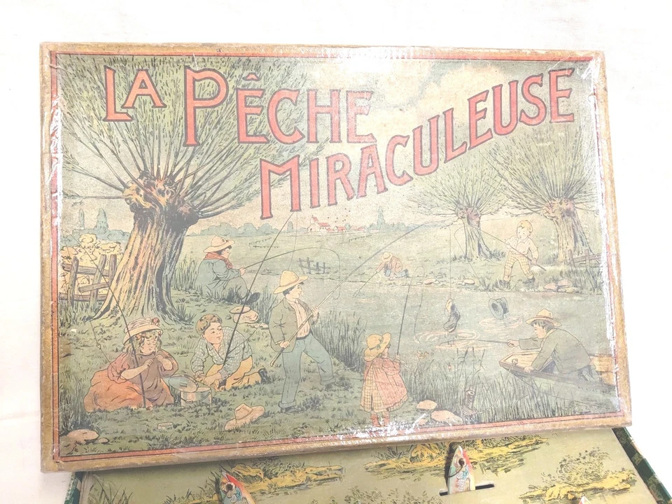 Ancien jeu d'adresse - " La PÊCHE MIRACULEUSE "  - ATLAS  Paris - Photo 2/4