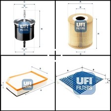 Ufi Filterset, Inspektionspaket für Volvo XC90 I V40 Kombi V70 II V70 III S60 I