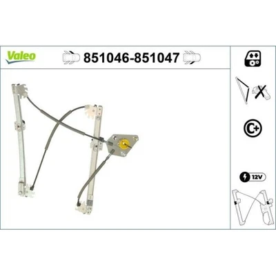 1x Lève-vitre VALEO 851046 convient pour VW - Photo 1/2