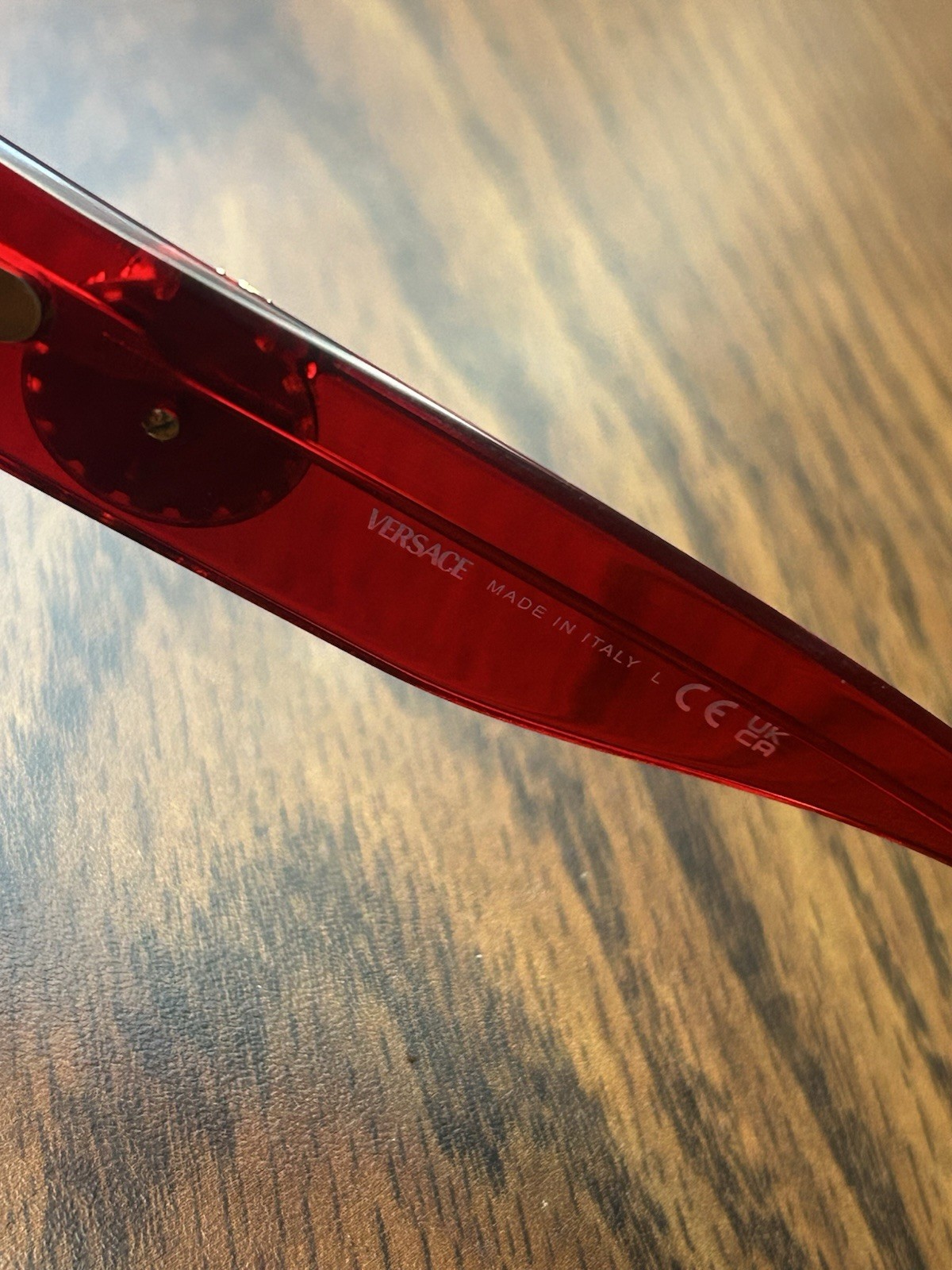 Versace VE4384B 528073 Woman Sunglasses Red Medusa Crystal Embellishment thumbnail 5