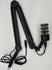 Rode PodMic Dynamic Podcasting Microphone,  iXtech Boom Arm, Warm Audio cable