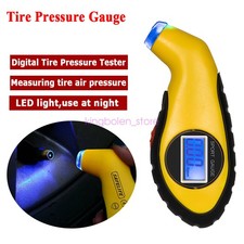 Tyre Gauge Tire Air Pressure Guage Lcd Digital Meter Tester For Car Motorcycle