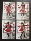 2005-06 Upper Deck Michael Jordan 4 CARDS LOT #MJ5,MJ8,MJ9,MJ11