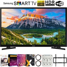 Samsung 32" 1080p Smart LED TV 2018 , Black Movies Streaming Pack