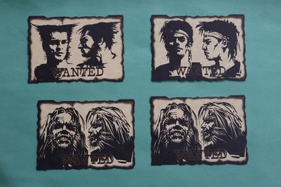 1997 Marvel X-MEN Premium Timelines WANTED Chase Insert Card Lot Skybox Lot of 4