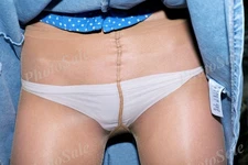 Hot Photo Beauty Girl Nylon Panty Hose Long Legs Sexy Body Model Feet 4×6 Print