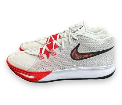 Nike Kyrie Flytrap 6 Low Basketball Shoes Gray Red DM1125-002 Mens Size 11.5