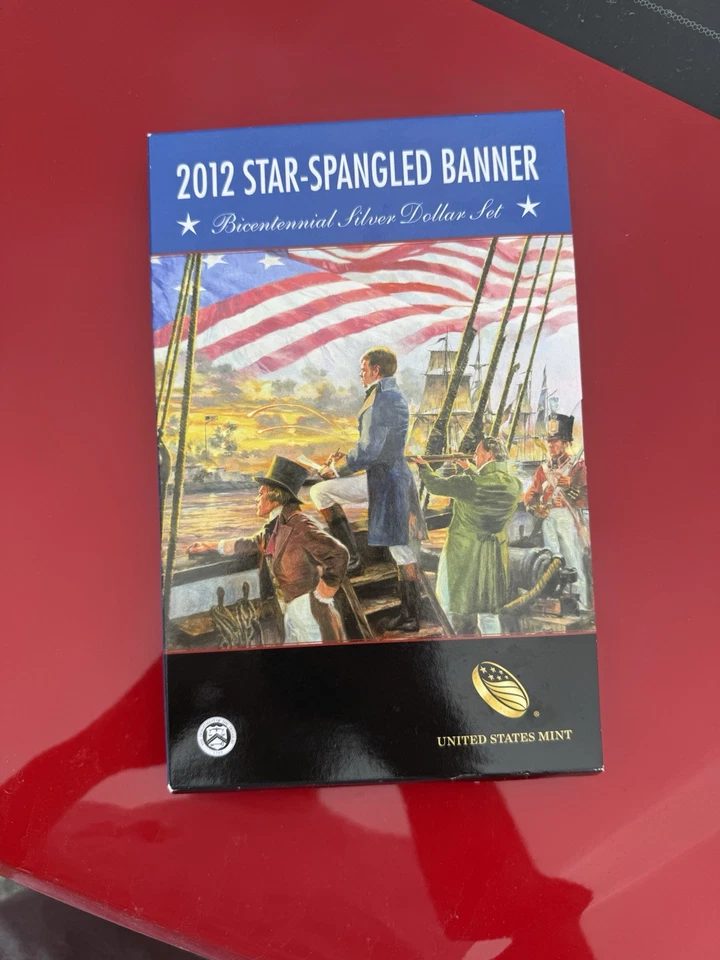 2012 STAR SPANGLED BANNER BICENTENNIAL SILVER DOLLAR SET - Image 2 of 4