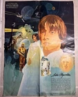 VTG Luke Skywalker Star Wars Poster Burger Chef Coca Cola Original 70’s