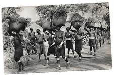 Cpsm BLACK AFRICA - Return of the Fields after the Harvest.
