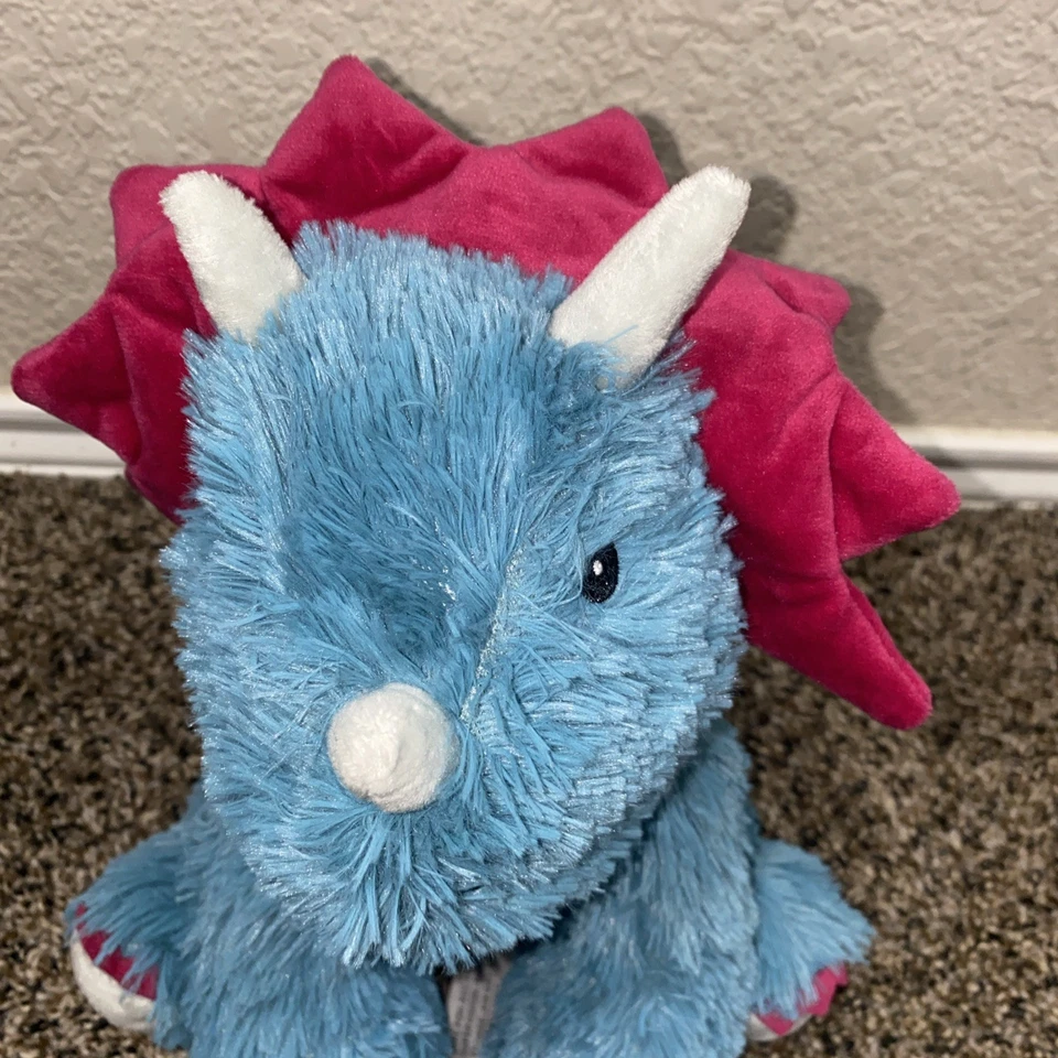 "11"" Warmies Dinosaurio Triceratops Felpa Microondas Calentamiento Perfumado Lavanda" Foto 2 de 4