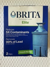 Brita Elite Replacement Water Filter 2 Pack , Brand New .