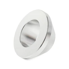 BARTOO Manual Tire Changer Centering Cone, Wheel Balancer Hold Down Cone Silver