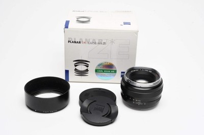 Zeiss Planar T* 50mm f1.4 ZE Canon EF Mount, Mint, Boxed